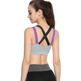 Cross Strap Back Sports Braops