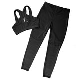 Bra+Elastic Pant Gym Running Set