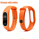 Double color mi band 2 silicone wriststrap