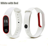 Double color mi band 2 silicone wriststrap