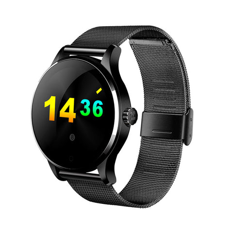Round Screen Support Sport Heart Rate Monitor Bluetooth Smart Watch