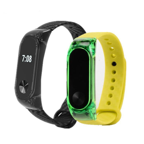 Crystal Plastic + Carbon Fiber silicon strap