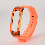 Crystal Plastic + Carbon Fiber silicon strap