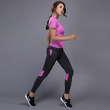 Running Fitness Shirts +Pants  Sports Suit