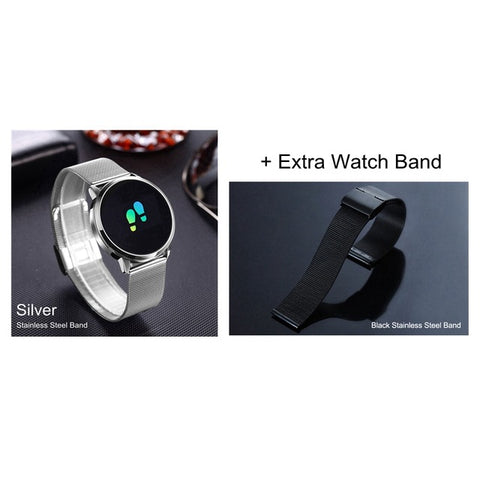 Stainless Steel Waterproof Wearable Device Smartwatch